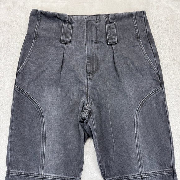 PISTOLA Jeans Women's 27 Windsor in Blackbird Wash High Waisted Pleated Denim - Picture 3 of 16